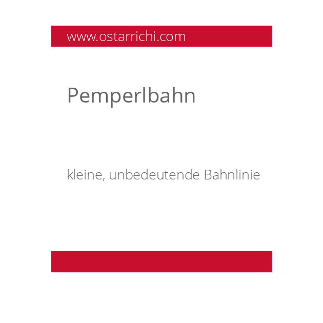 Pemperlbahn