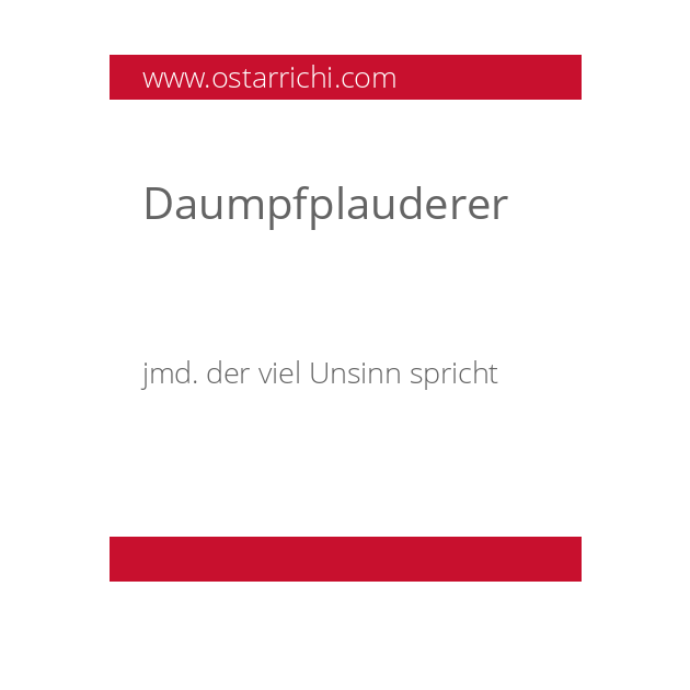 Daumpfplauderer