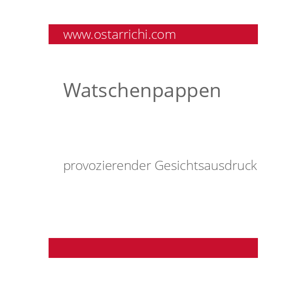 Watschenpappen