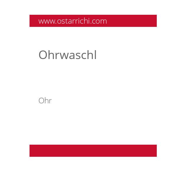 Ohrwaschl