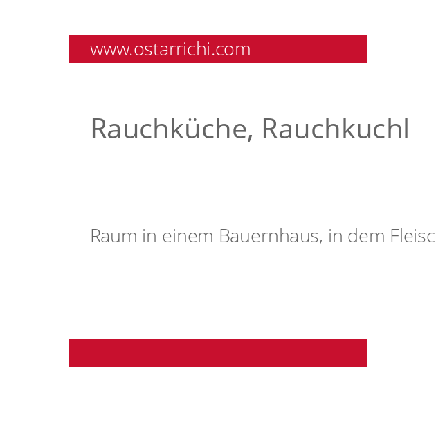 Rauchküche, Rauchkuchl