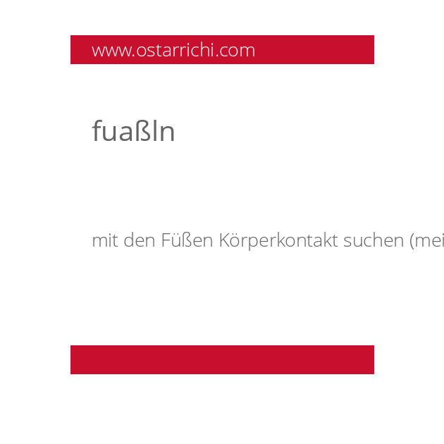 fuaßln