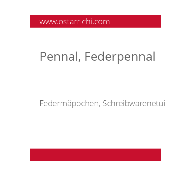 Pennal, Federpennal