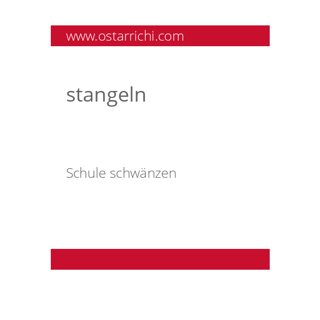 stangeln