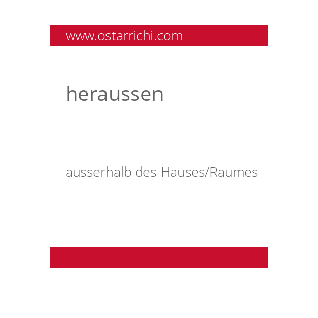 heraussen