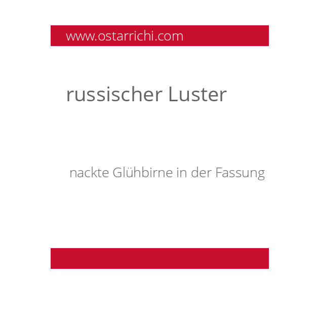 russischer Luster