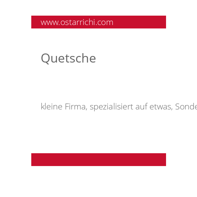 Quetsche